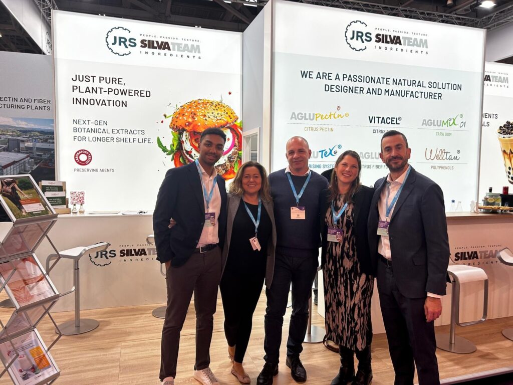 Calleva and JRS Team on the stand at FIE Paris 2025