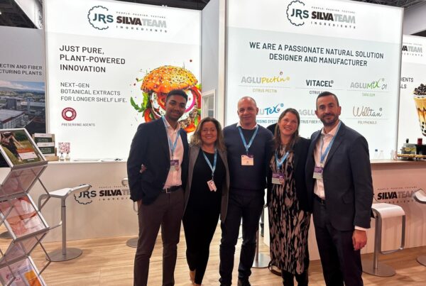 Calleva and JRS Team on the stand at FIE Paris 2025